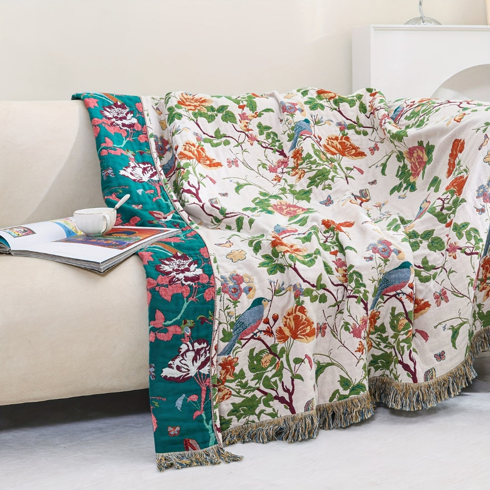 Nature's Embrace Reversible Cotton Comforter