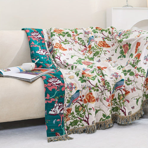 Nature's Embrace Reversible Cotton Comforter