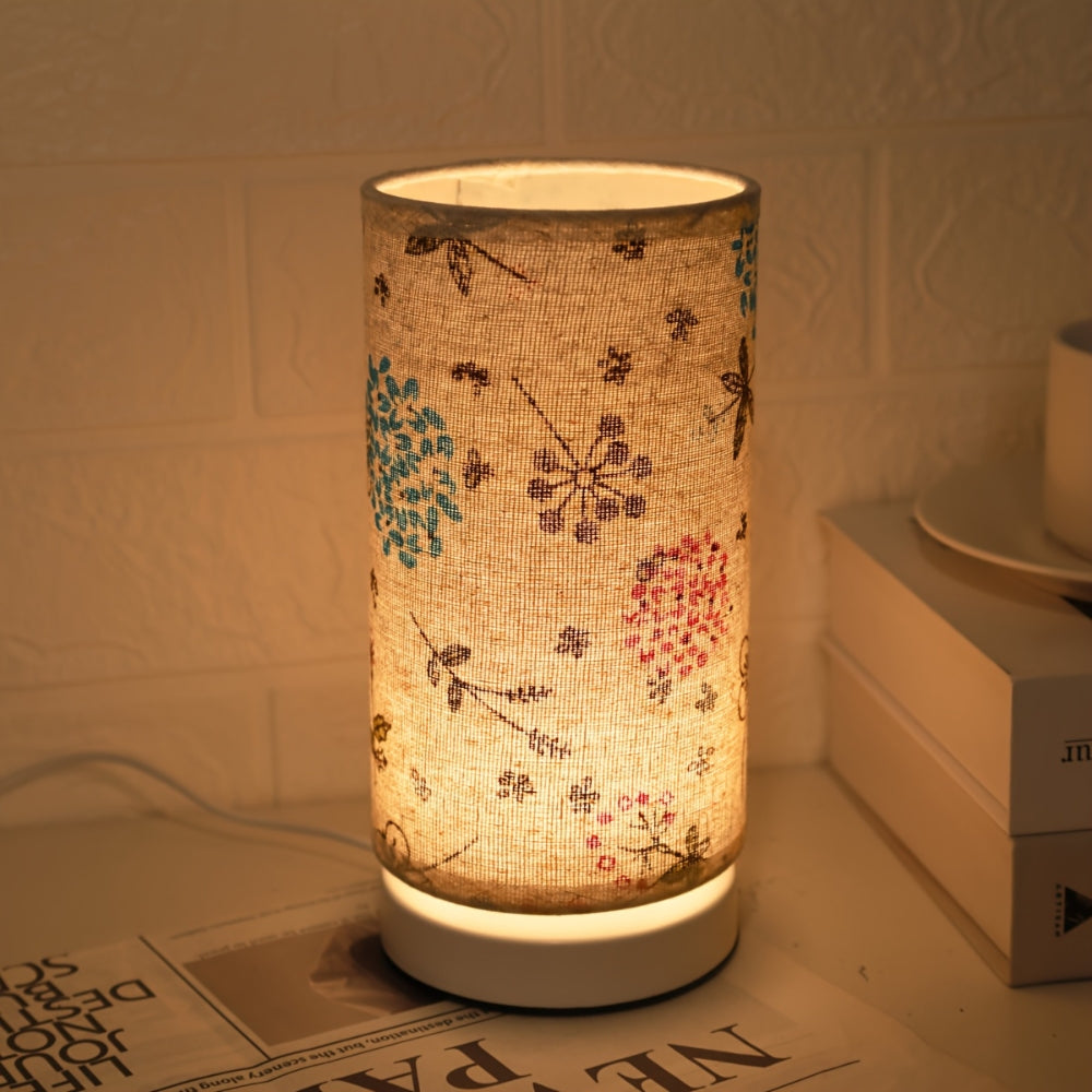 Charming Floral Fabric Table Lamp for Cozy Illumination