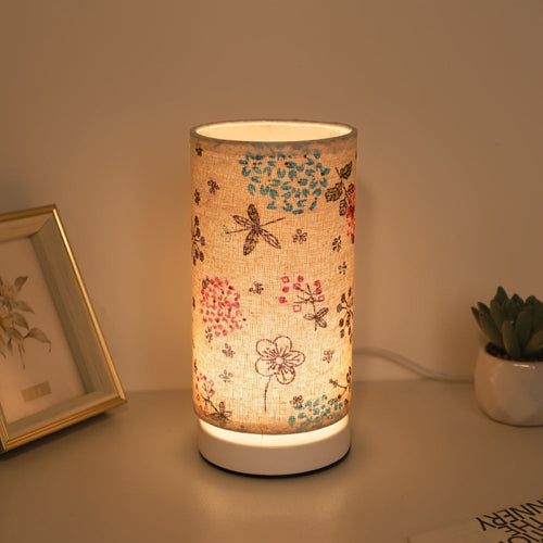 Charming Floral Fabric Table Lamp for Cozy Illumination