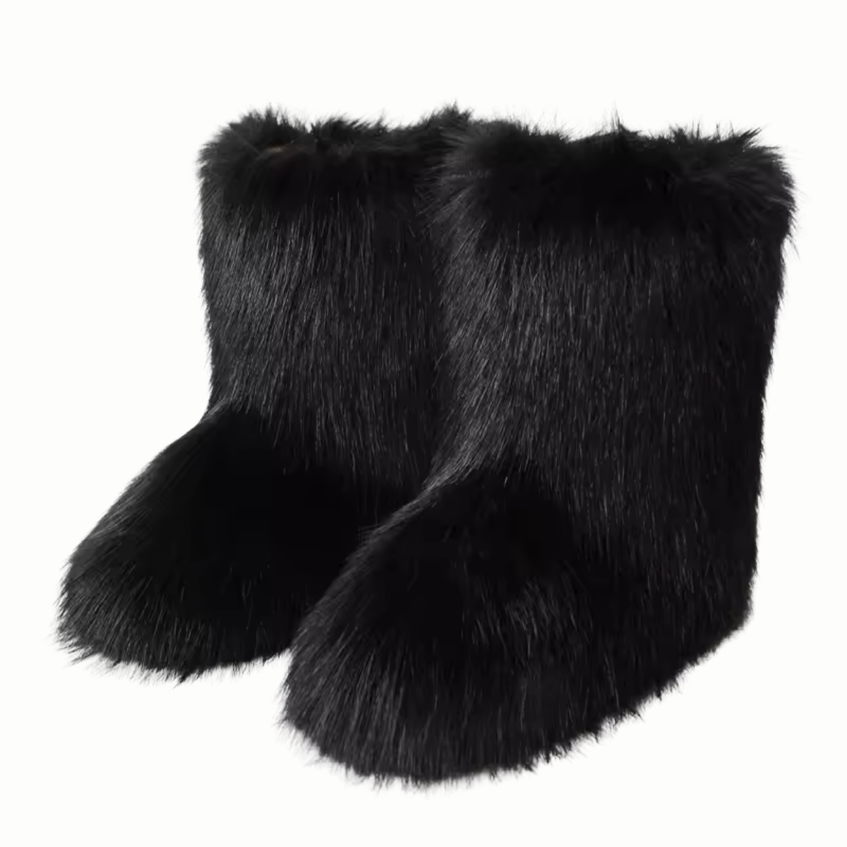 Fur-Lined Boots in Retro Design