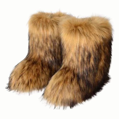 Fur-Lined Boots in Retro Design