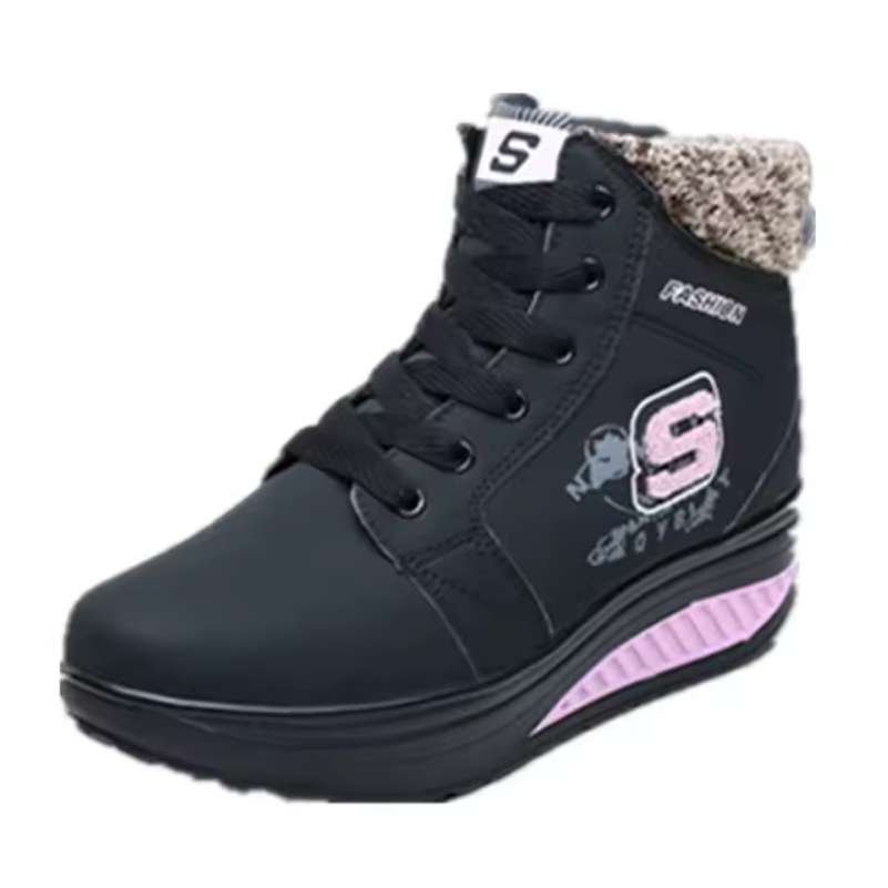 Winter Boots with Heating Feature, Street Style and Traction Sole