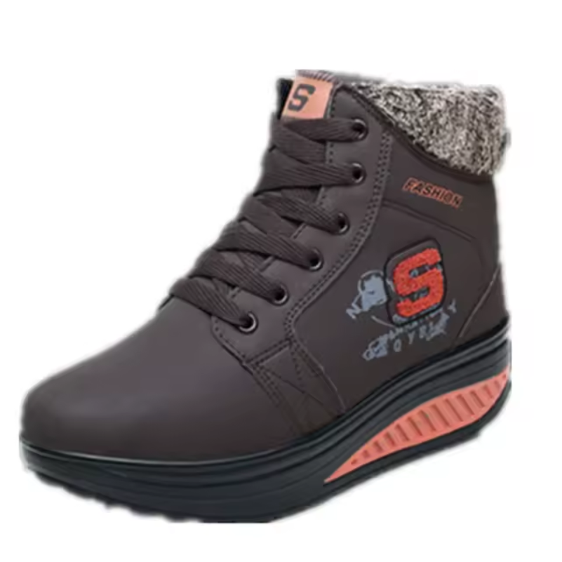 Winter Boots with Heating Feature, Street Style and Traction Sole