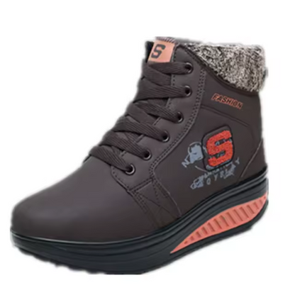 Winter Boots with Heating Feature, Street Style and Traction Sole