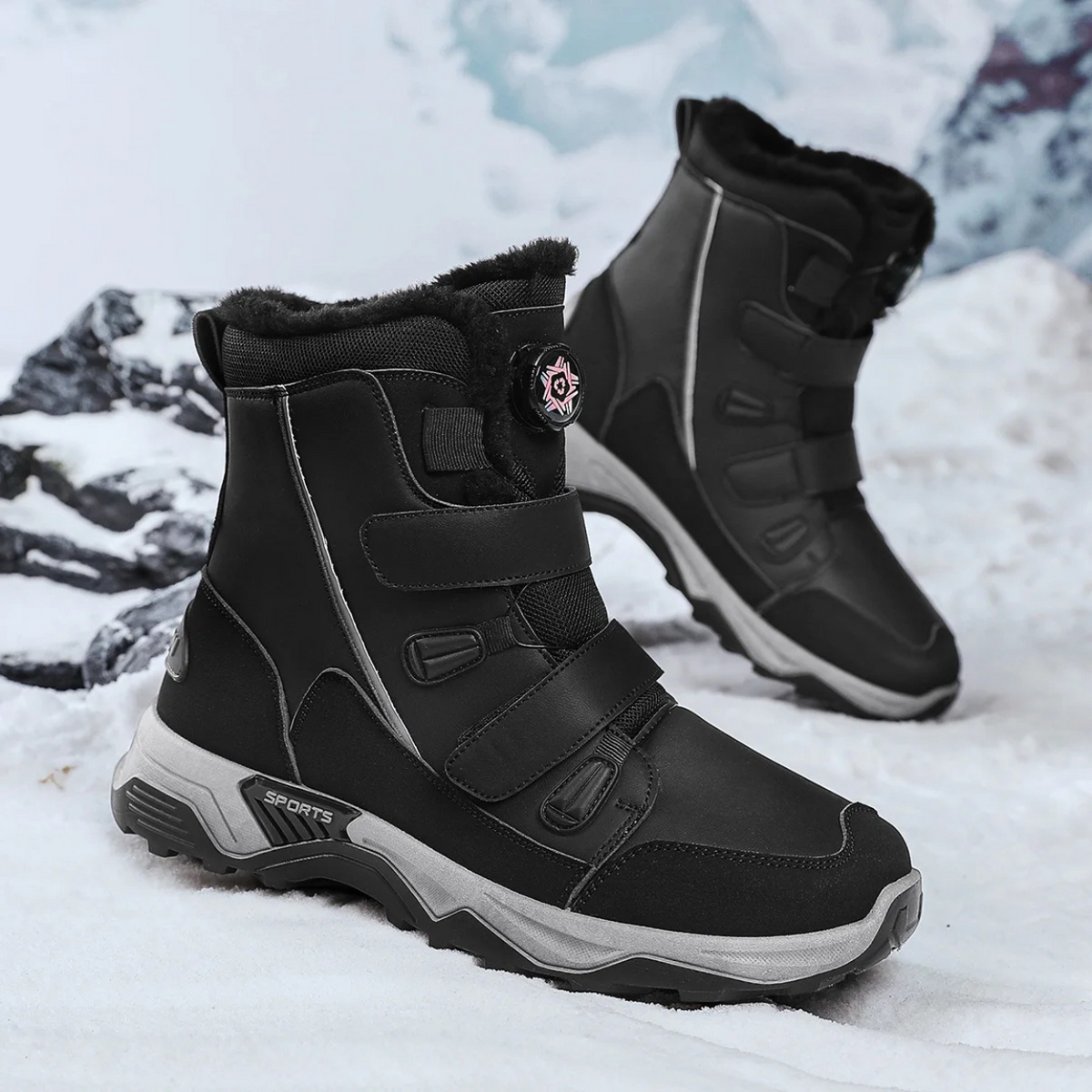 Insulated and Waterproof Cold-Weather Footwear for Adults