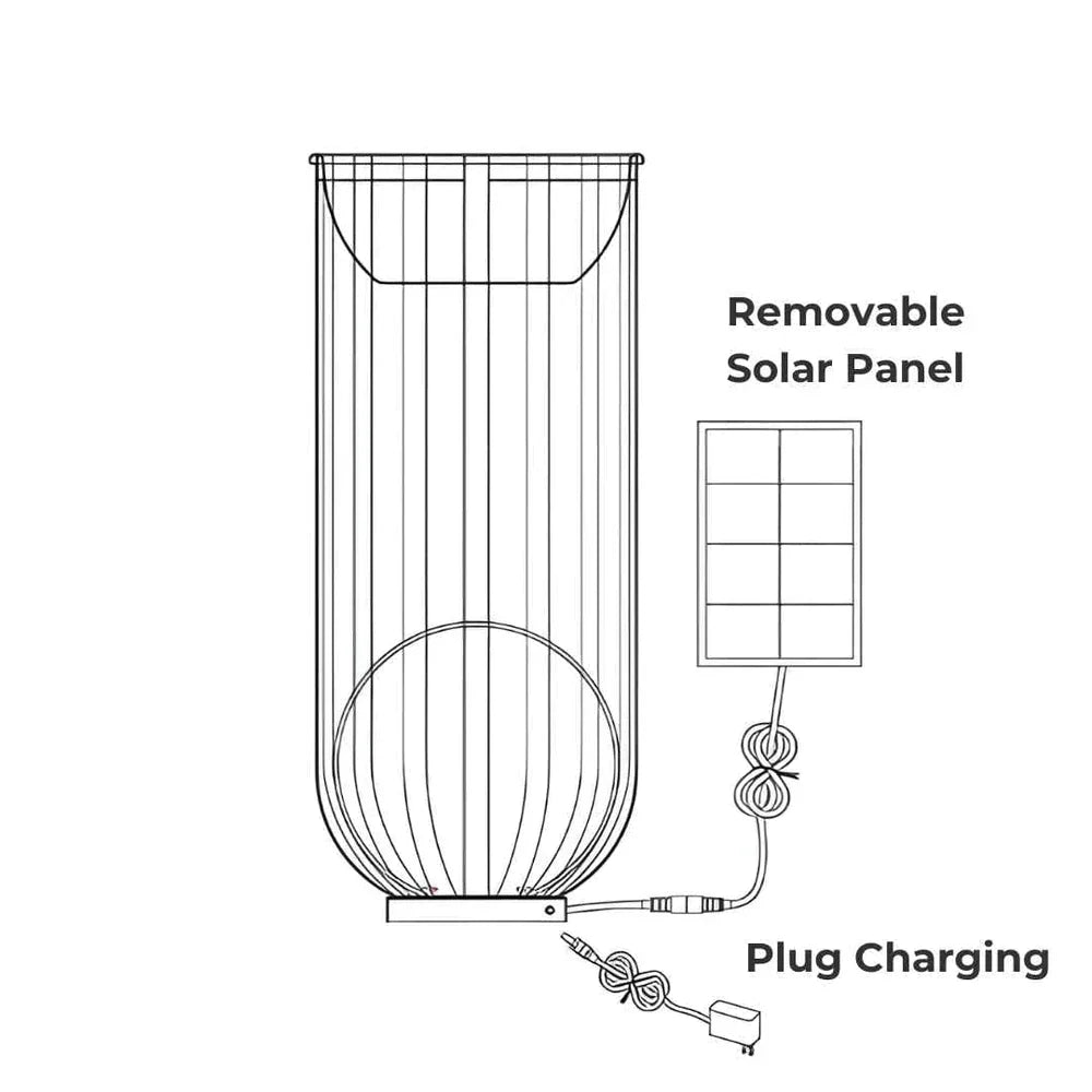 LED Garden Pathway Light – Solar-Powered Flower Stand