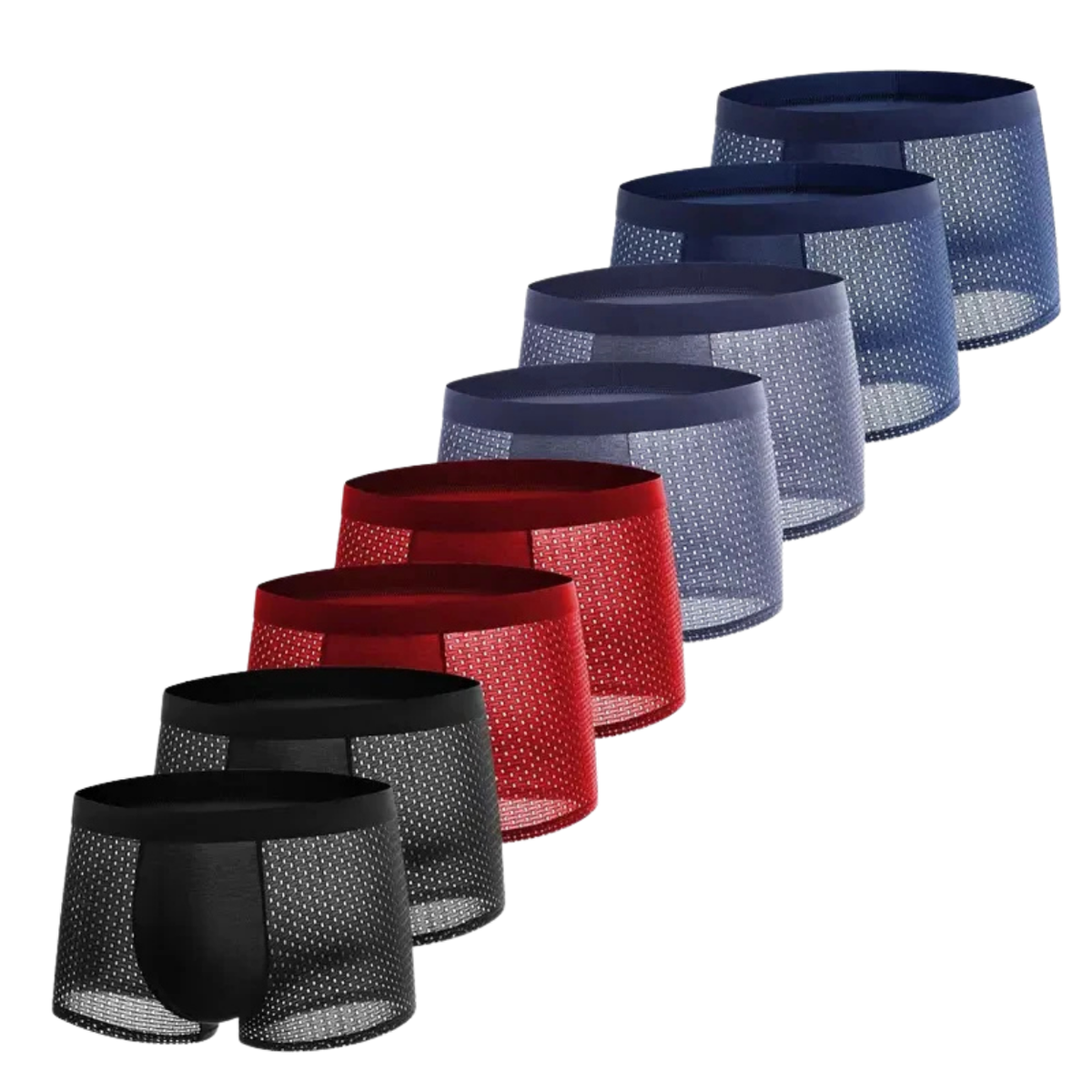 Lightweight Ice Silk Boxers for Men - Breathable Comfort