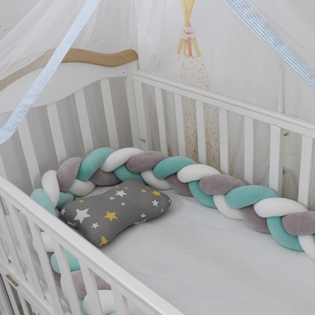 CozyGuard Baby Crib Bumper – Soft & Safe Protection