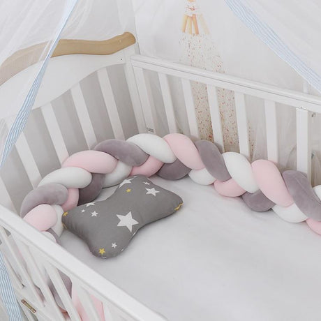 CozyGuard Baby Crib Bumper – Soft & Safe Protection