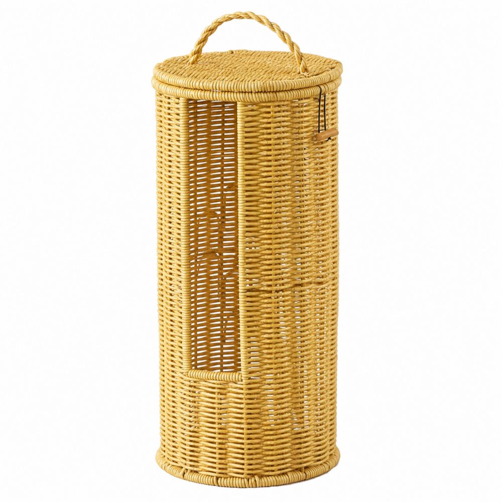 Chic Woven Toilet Paper Stand for Stylish Storage