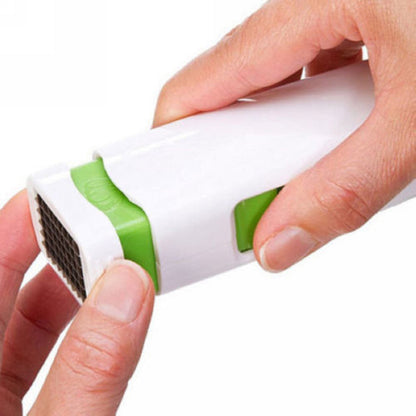 Garlic Press and Chopper for Versatile Kitchen Use