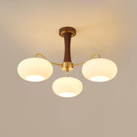 Brass & Dark wood color