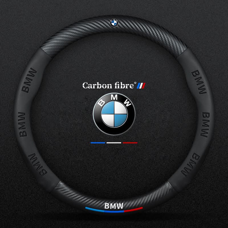 Breathable Leather Steering Wheel Cover – Non-Slip Grip