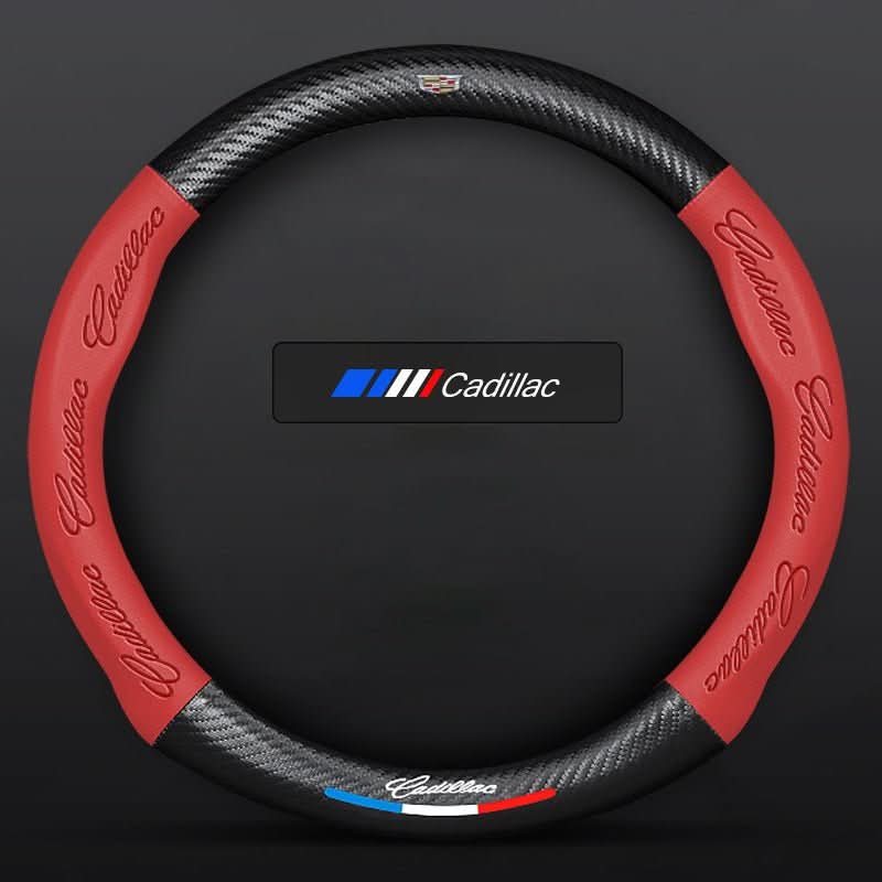 Breathable Leather Steering Wheel Cover – Non-Slip Grip
