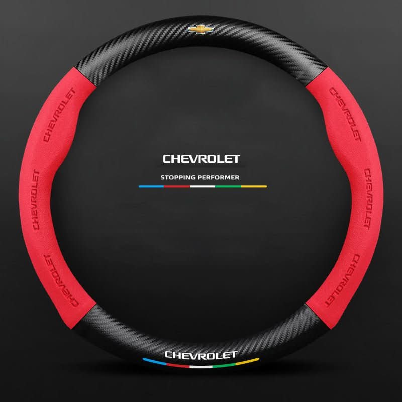 Breathable Leather Steering Wheel Cover – Non-Slip Grip