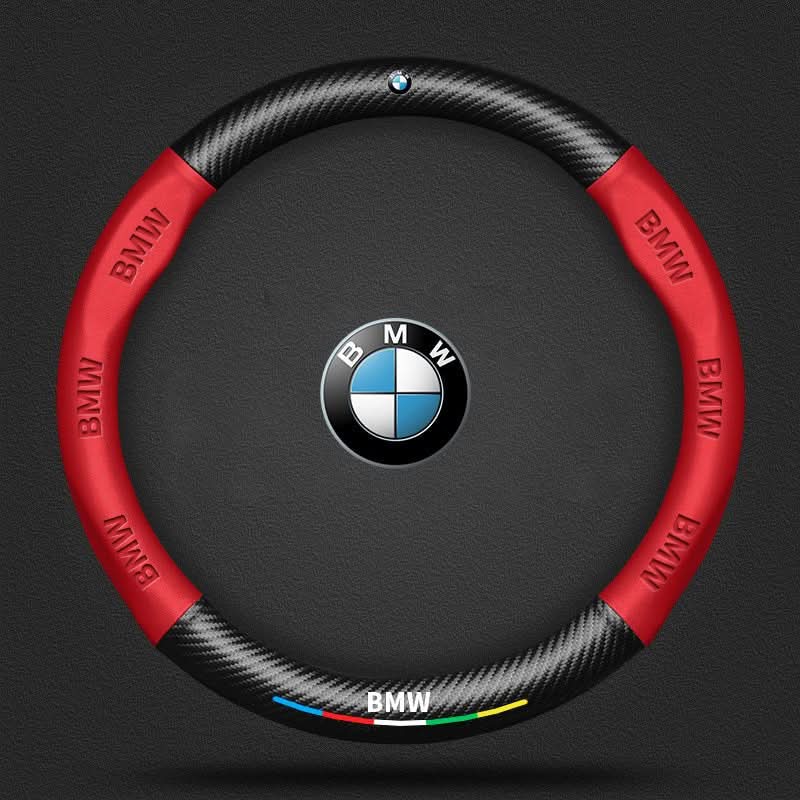 Breathable Leather Steering Wheel Cover – Non-Slip Grip