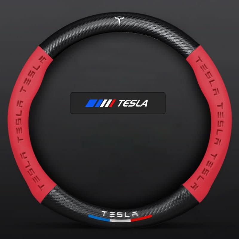 Breathable Leather Steering Wheel Cover – Non-Slip Grip
