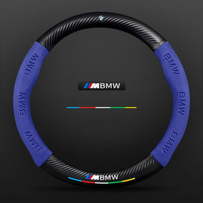 Breathable Leather Steering Wheel Cover – Non-Slip Grip