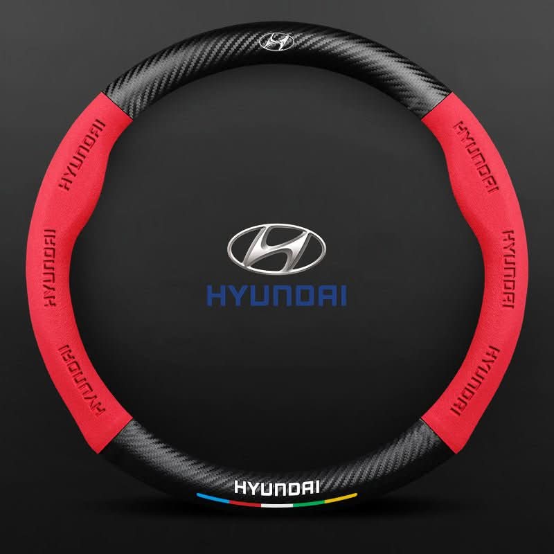 Breathable Leather Steering Wheel Cover – Non-Slip Grip