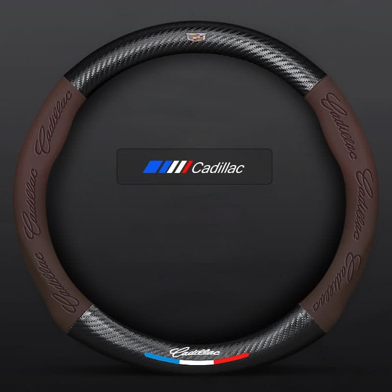 Breathable Leather Steering Wheel Cover – Non-Slip Grip