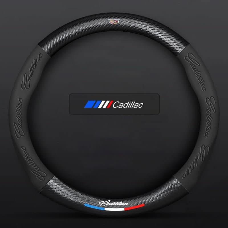 Breathable Leather Steering Wheel Cover – Non-Slip Grip