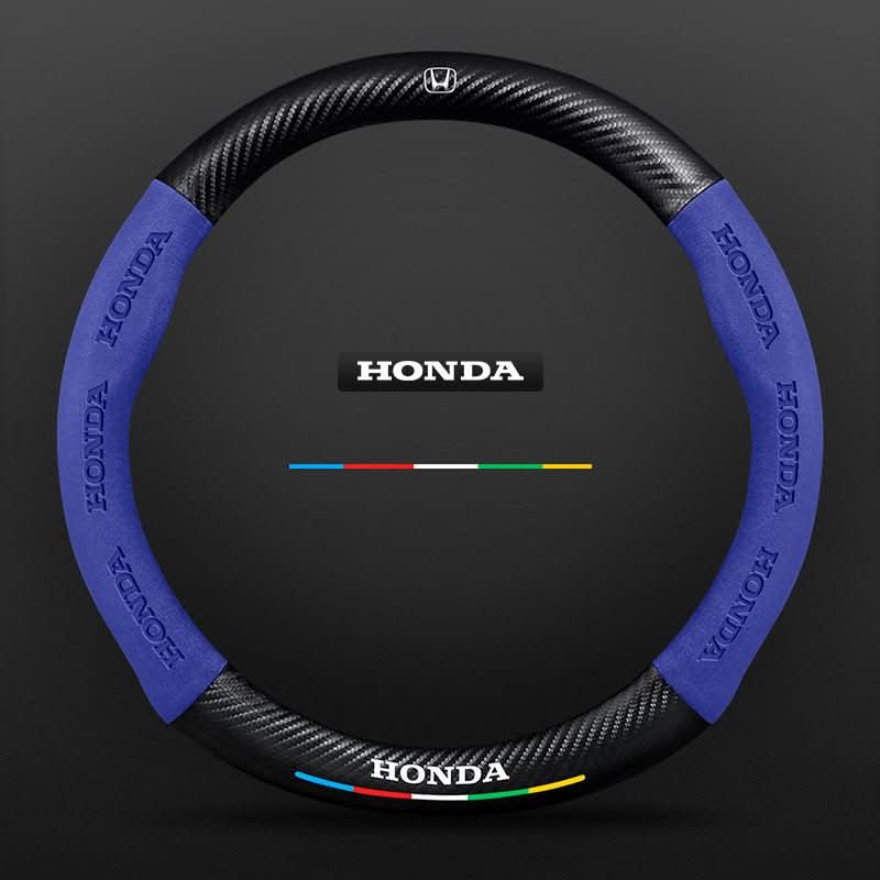 Breathable Leather Steering Wheel Cover – Non-Slip Grip