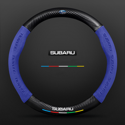 Breathable Leather Steering Wheel Cover – Non-Slip Grip