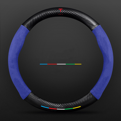 Breathable Leather Steering Wheel Cover – Non-Slip Grip