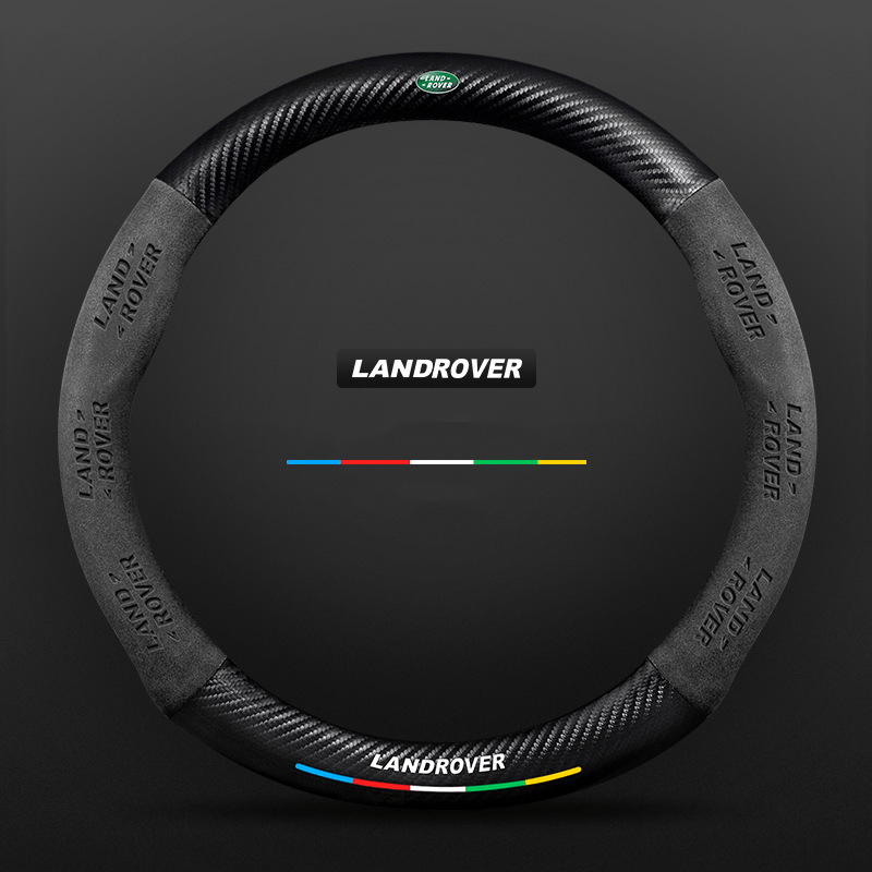 Breathable Leather Steering Wheel Cover – Non-Slip Grip