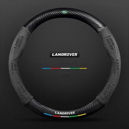 Breathable Leather Steering Wheel Cover – Non-Slip Grip