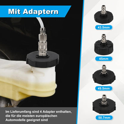 Brake Bleeding Tool with 3L Fluid Capacity and 1L Suction Container