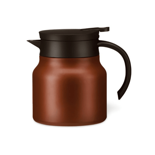Ceramic Insulated Teapot with Stainless Steel Strainer for Hot/Cold Tea