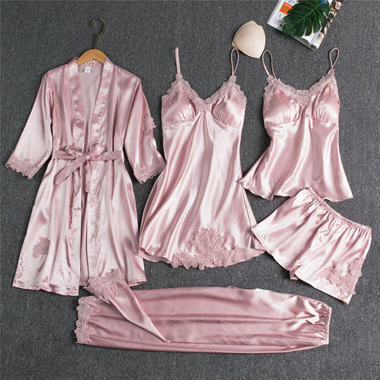 Chic Comfort - Stylish Sling Pajama Set for Every Season