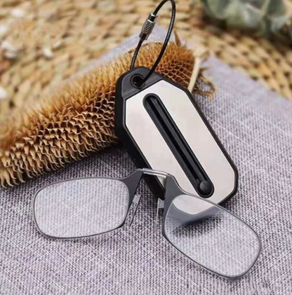 Foldable Reading Glasses with Case – Ultra Slim Keychain Style