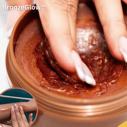 Radiant Glow Tanning Gel with Shimmer | Instant Color Boost + Nourishing Oils | Vegan, Sulfate/Paraben-Free | Suitable for All Skin Tones