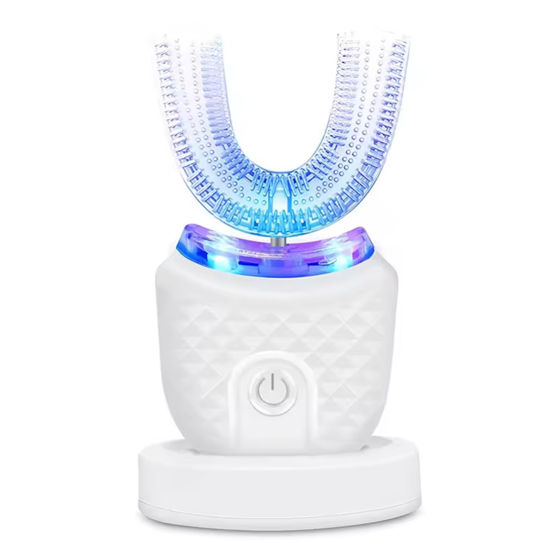 Electric Toothbrush with Rechargeable Battery and Extra Brush Heads