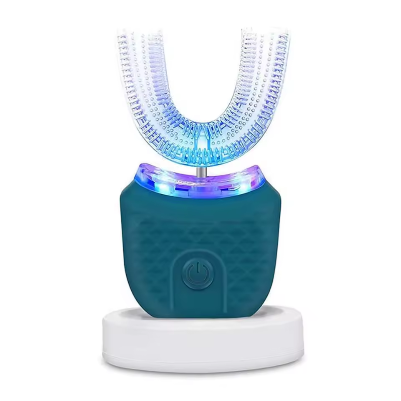 Electric Toothbrush with Rechargeable Battery and Extra Brush Heads