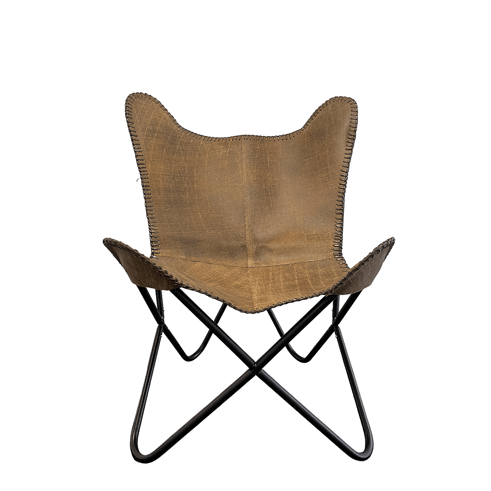 Genuine Leather Bat Chair in Various Colors Available