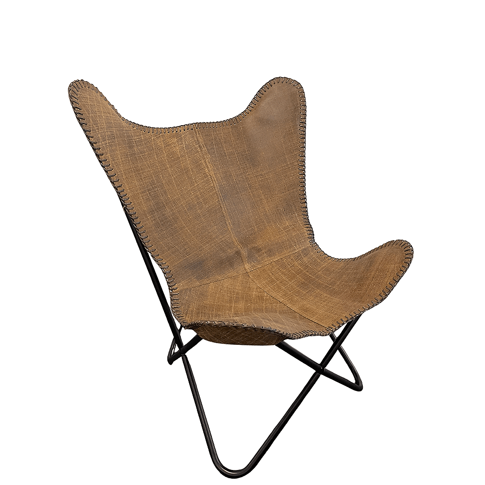 Genuine Leather Bat Chair in Various Colors Available
