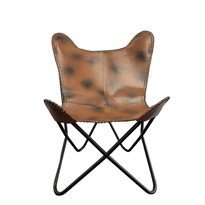 Genuine Leather Bat Chair in Various Colors Available