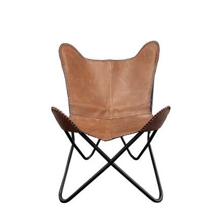 Genuine Leather Bat Chair in Various Colors Available