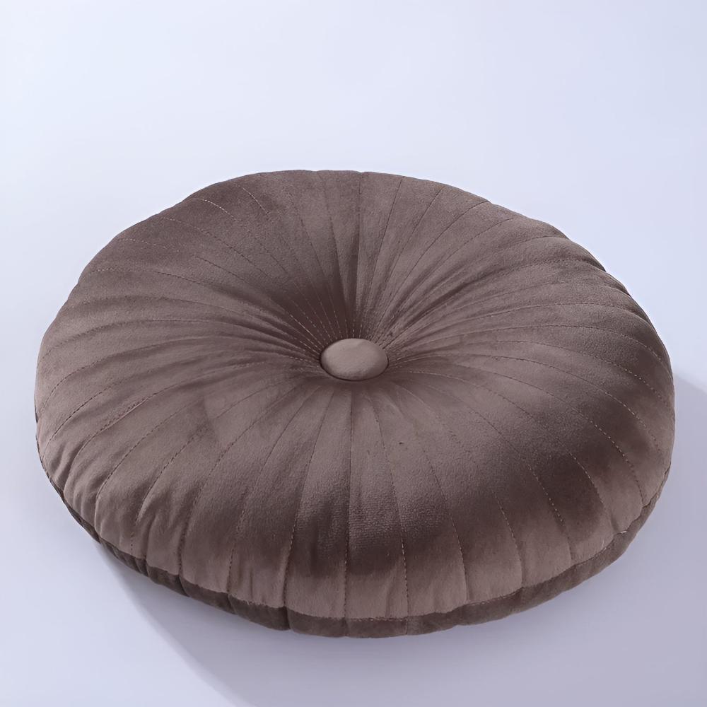Whimsical Pumpkin-Shaped Cozy Cushion