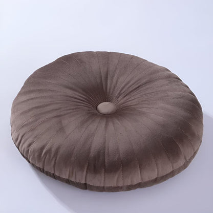 Whimsical Pumpkin-Shaped Cozy Cushion