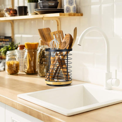 360-Degree Culinary Tool Organizer with Durable Design