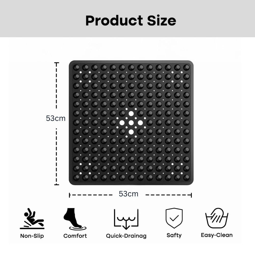 Secure & Stylish Non-Slip Bath Mat for Ultimate Safety