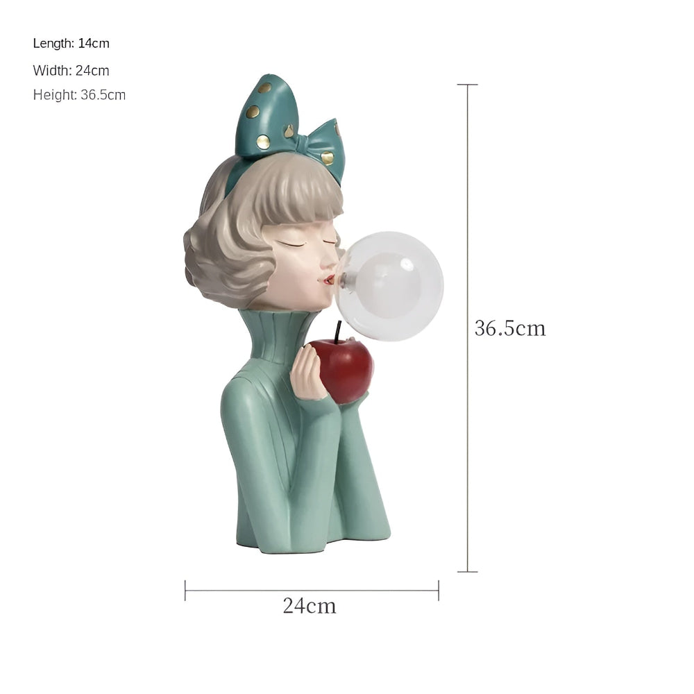 Bubble Night Light Table Lamp for Girls – Decorative Bedside Lamp