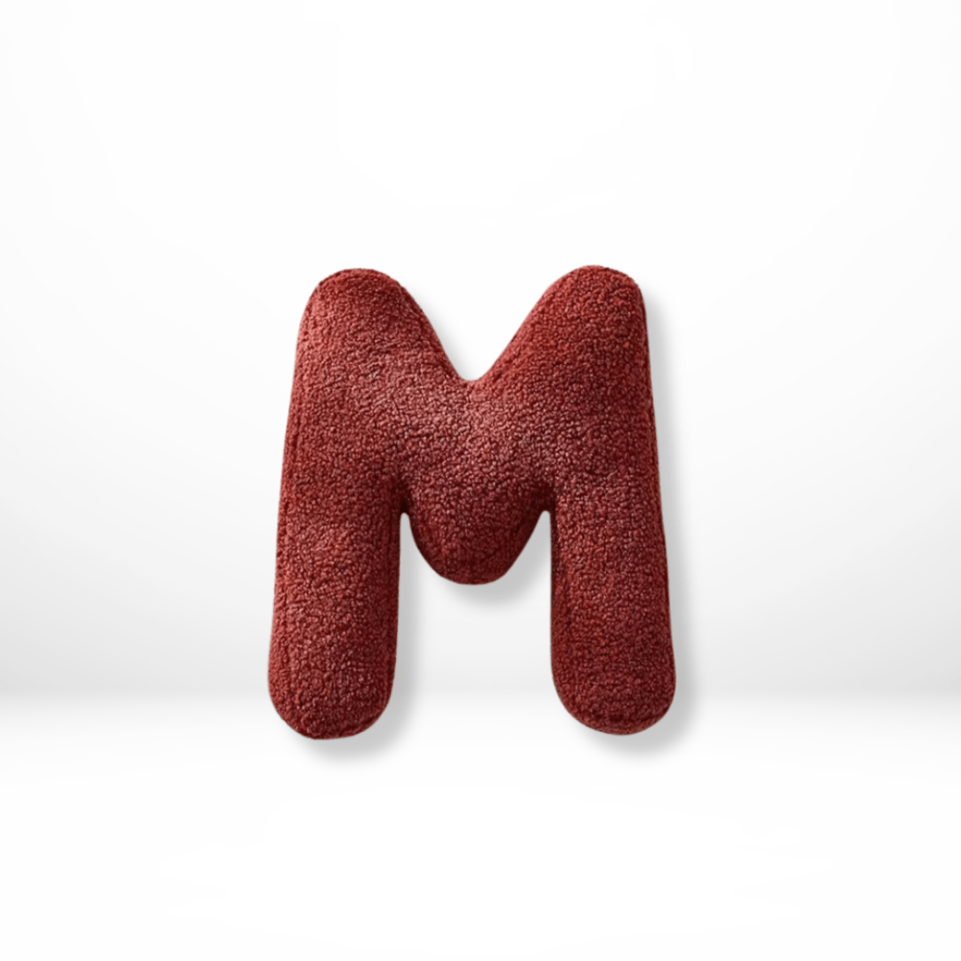 Personalized Velvet Letter Pillow | Cozy Home Decor
