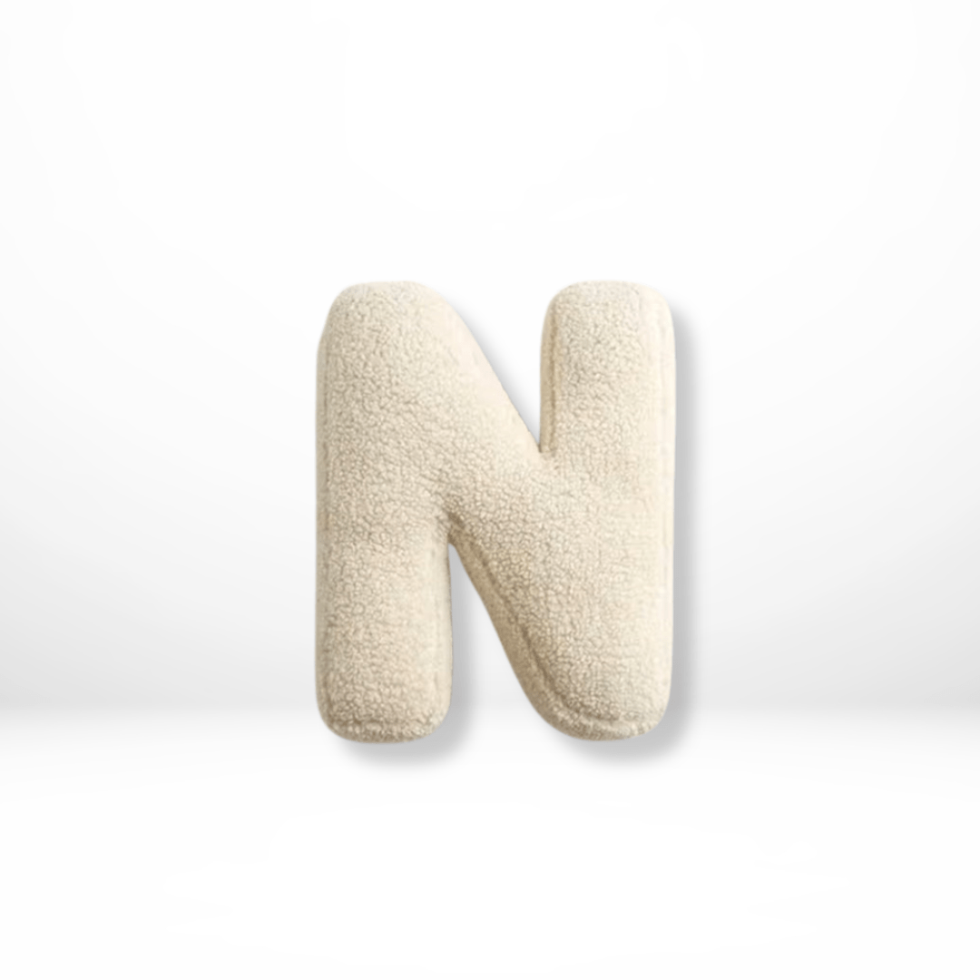 Personalized Velvet Letter Pillow | Cozy Home Decor