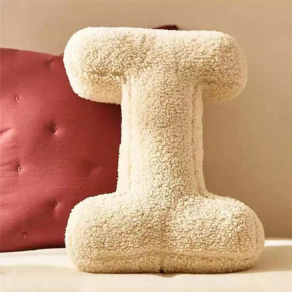 Personalized Velvet Letter Pillow | Cozy Home Decor